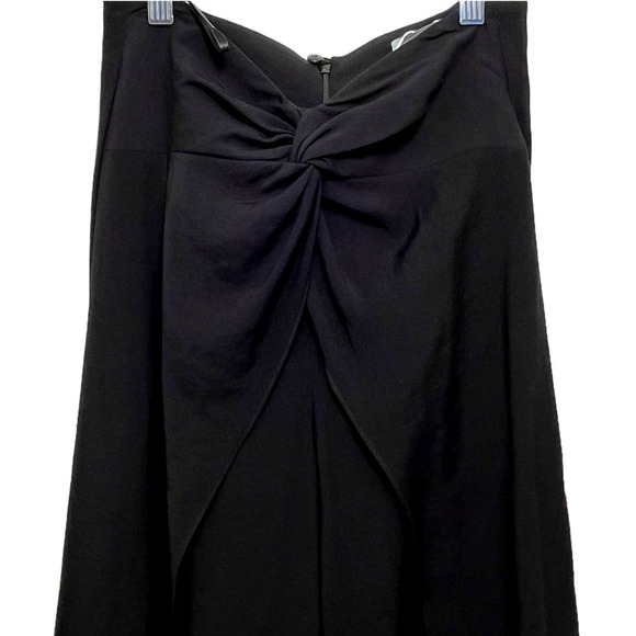 Silvia Tcherassi NWT Raimondo Wide-Leg Flowy Pant with Cinched Ankle in Black XS - Picture 5 of 14